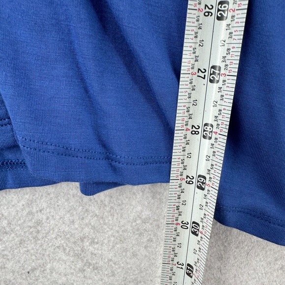 NWT Investments II Essentials Tunic‎ Top Womens 2X Blue Modal Stretch 3/4 Sleeve - Picture 9 of 11